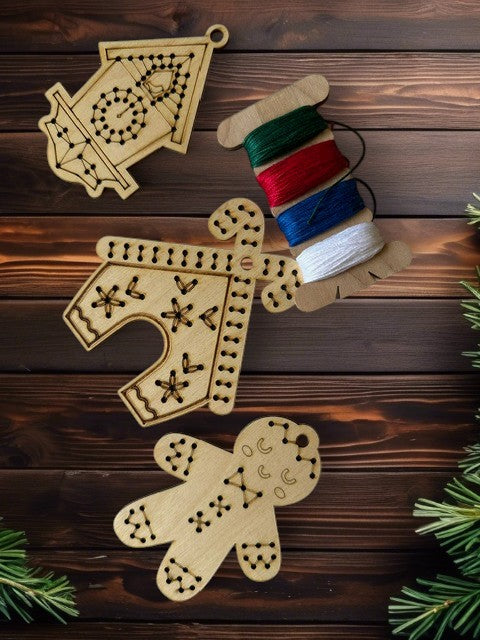 DIY Embroidery Ornament Kit