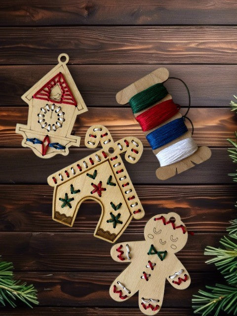 DIY Embroidery Ornament Kit