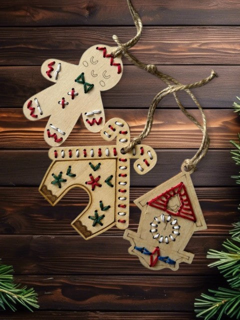 DIY Embroidery Ornament Kit