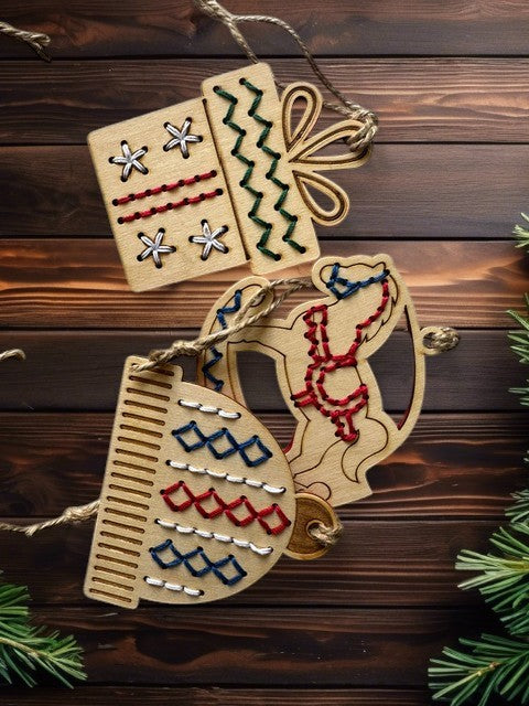 DIY Embroidery Ornament Kit