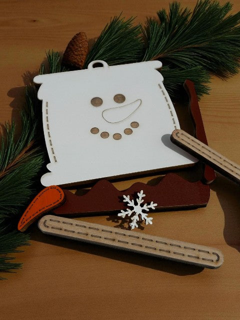 S'more Snowman Ornaments - DIY