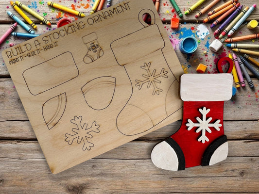 DIY Pop Out Christmas Ornament