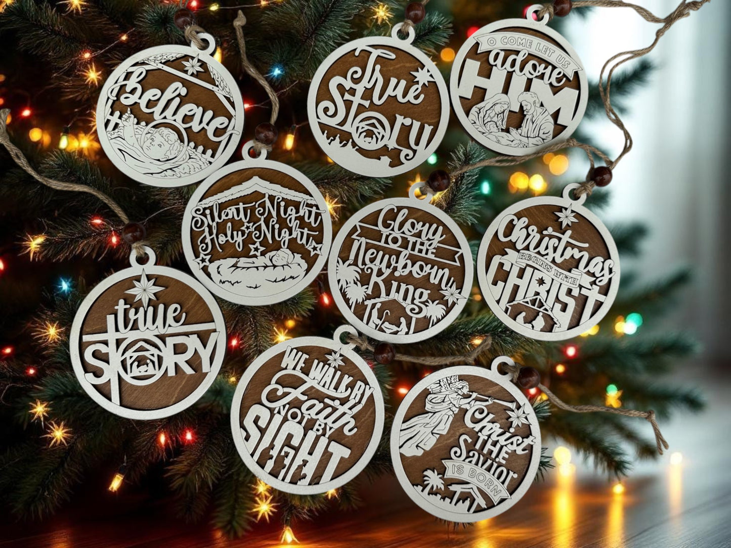 Faith and Hope Ornaments