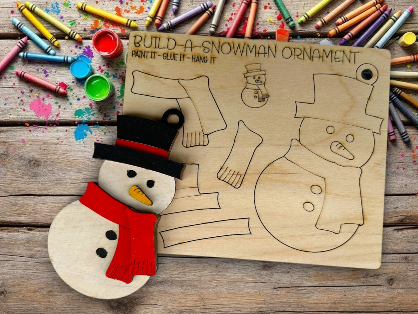 DIY Pop Out Christmas Ornament