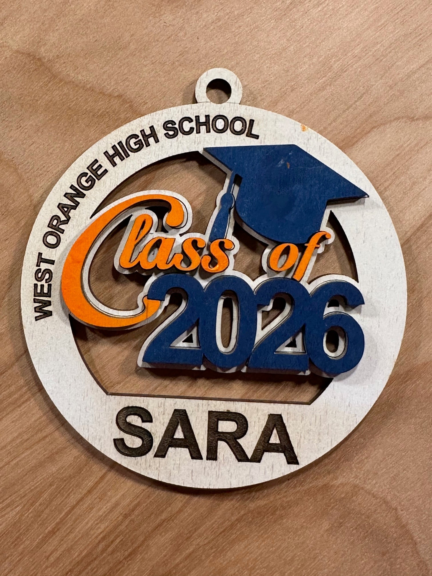 Personalized Graduation Car Charm, Ornament of Door Sign - Car Charm Variation