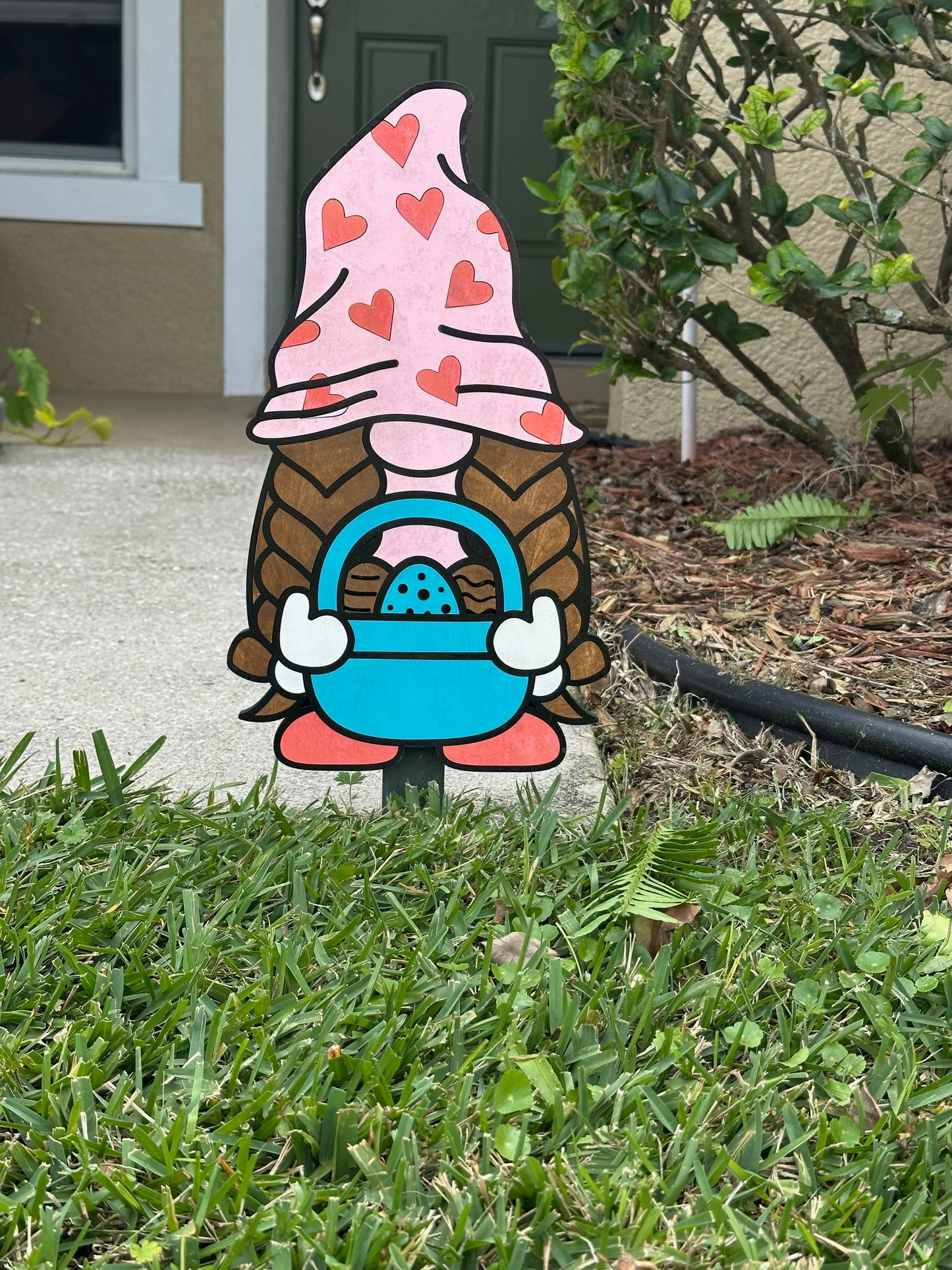 Easter Gnome Yard Stakes