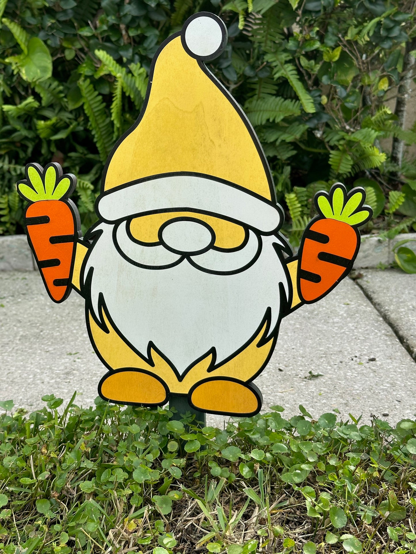 Easter Gnome Yard Stakes