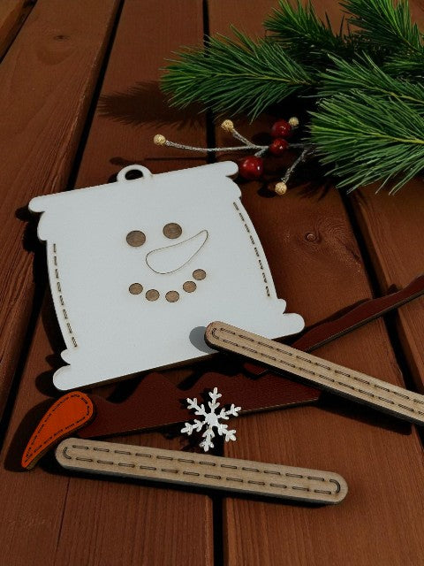 S'more Snowman Ornaments - DIY