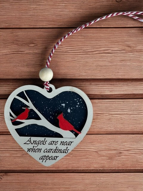 Cardinal Remembrance Ornaments